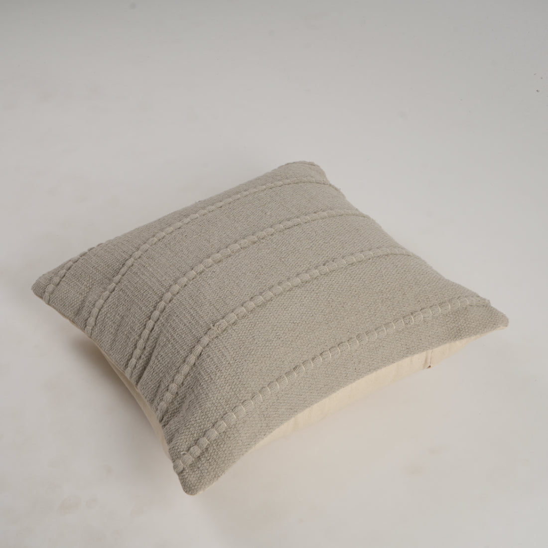 Gentle Crest Square Woven Pillow Cover