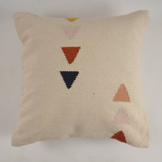 Jhalak Square Cotton Handwoven Pillow Cover