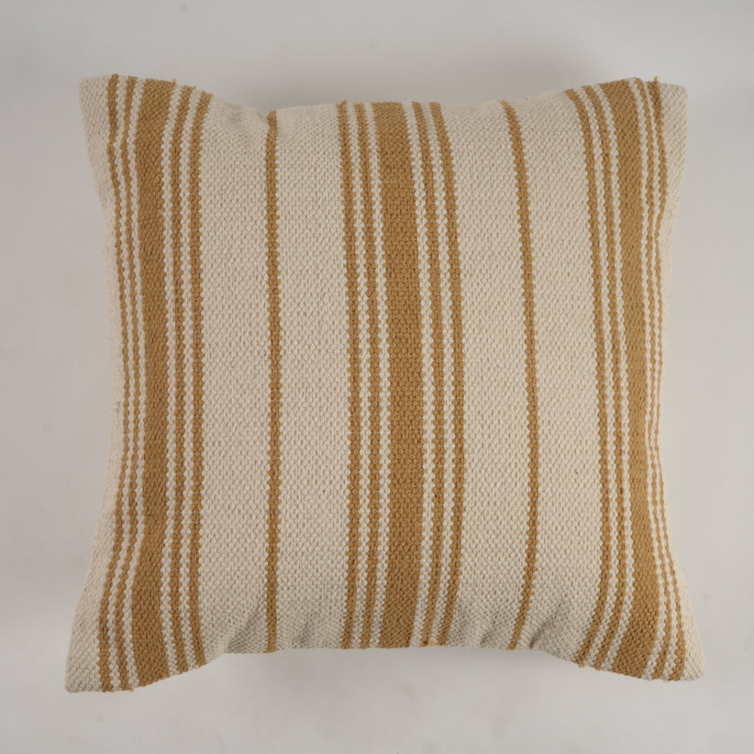Amber Glow Square Woven Pillow Cover