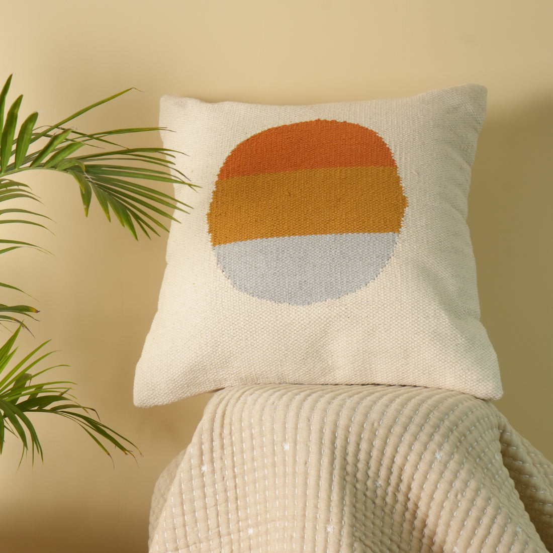 Pure Haven Square Woven Pillow Cover