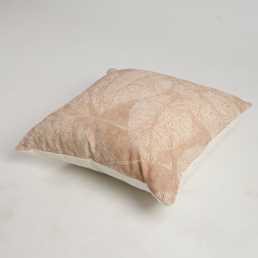 Zyrah Abstract Pillow Cover | Digital Botanical Print | Cotton Decorative Cushion