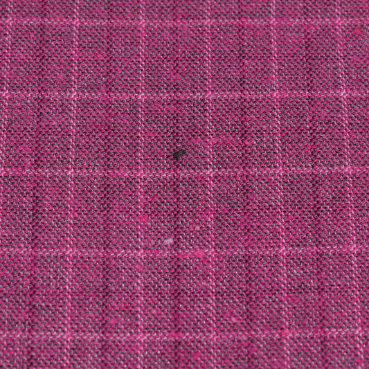 Bentley Check Woven Solid Fabric