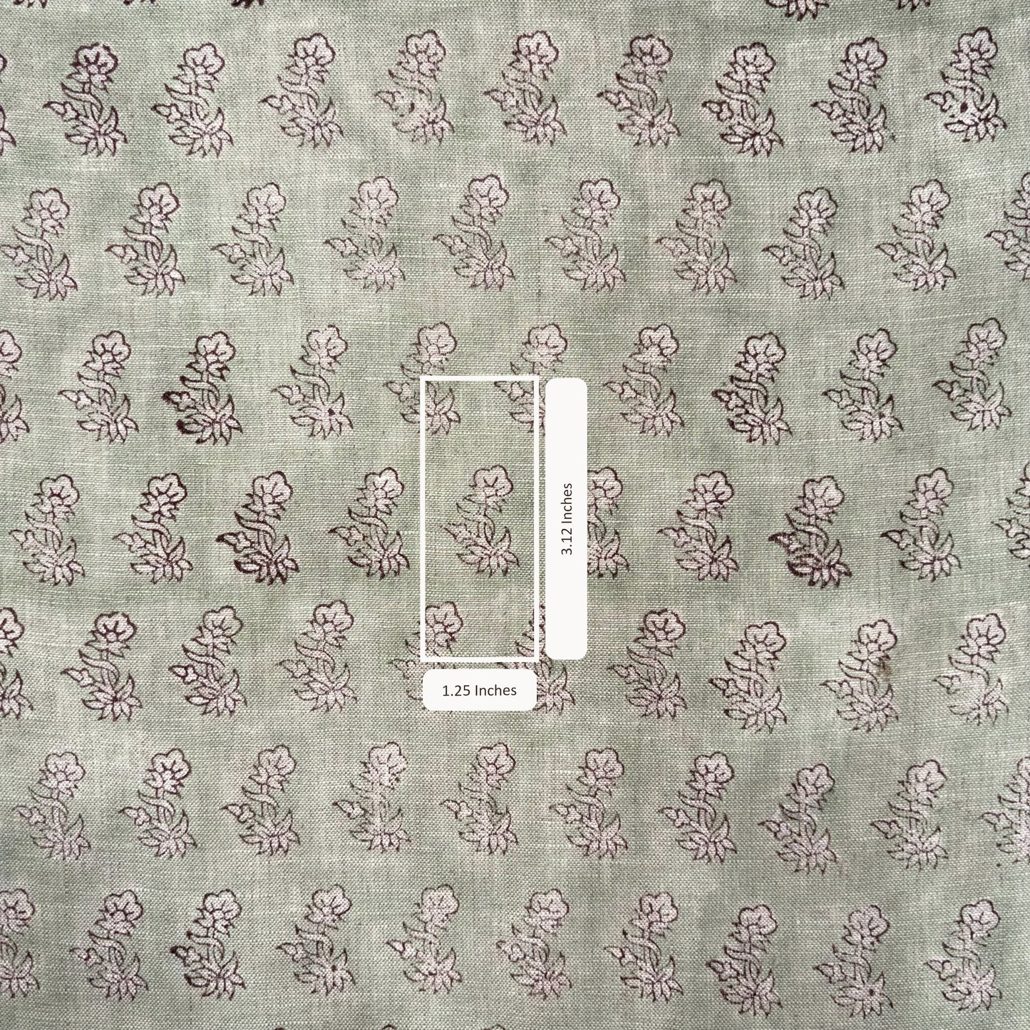 Fabric with a subtle floral pattern on a neutral background