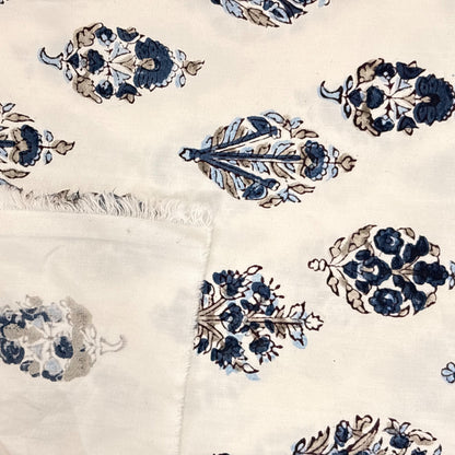 Close-up of a floral patterned fabric.