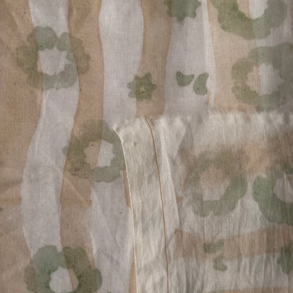 Rivana Cotton 110" Block-Printed Stripe Upholstery Fabric