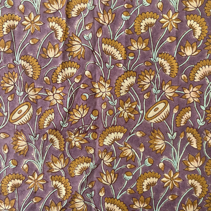 Evara Cotton 110" Block-Printed Jaal Upholstery Fabric