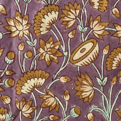 Evara Cotton 110" Block-Printed Jaal Upholstery Fabric