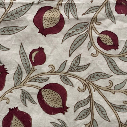 Nayeli Cotton 110" Block-Printed Jaal Upholstery Fabric