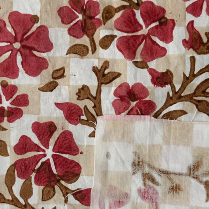 Zivara Cotton 110" Block-Printed Abstract Jaal Upholstery Fabric