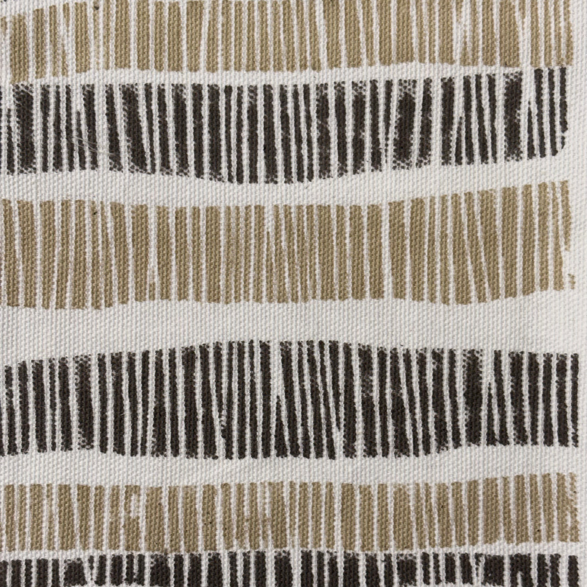 Charul Cotton Canvas 48" Block-Printed Stripe Upholstery Fabric