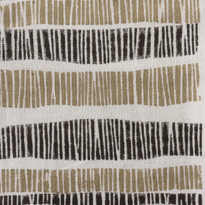 Charul Cotton Canvas 48" Block-Printed Stripe Upholstery Fabric