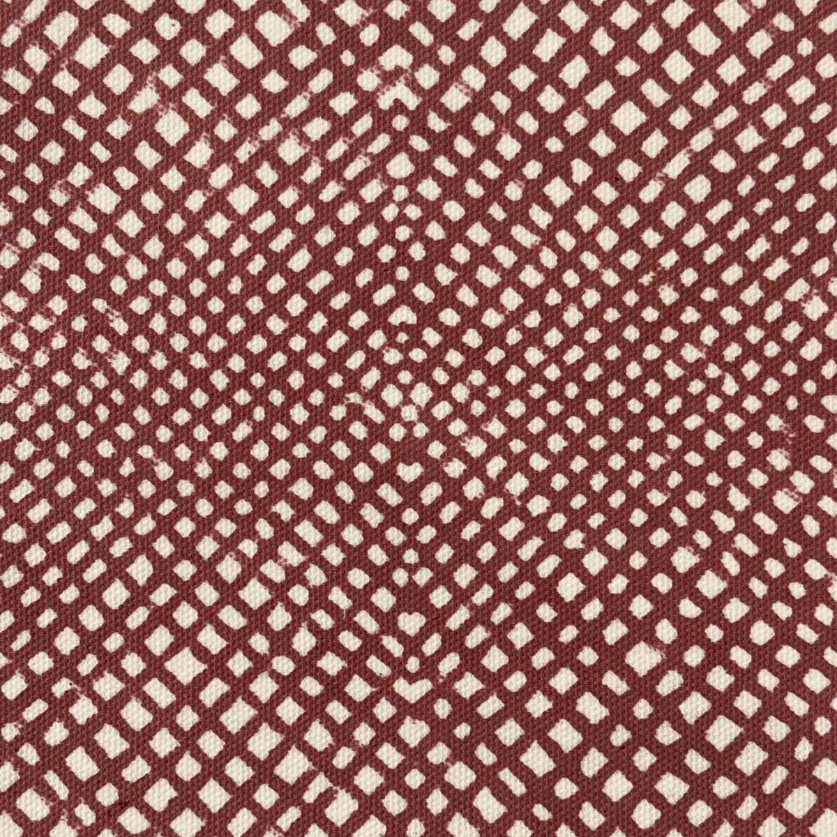 Kabeer Cotton Canvas 48" Block-Printed Checks Upholstery Fabric