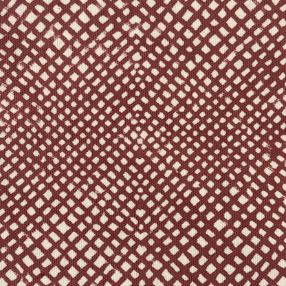 Kabeer Cotton Canvas 48" Block-Printed Checks Upholstery Fabric