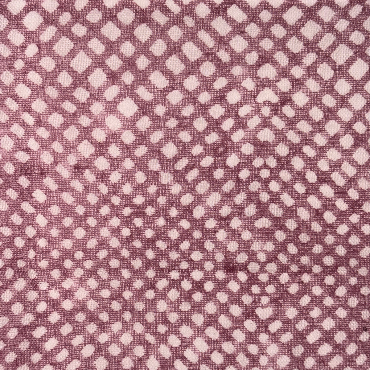 Abeer Cotton 110" Block-Printed Checks Upholstery Fabric