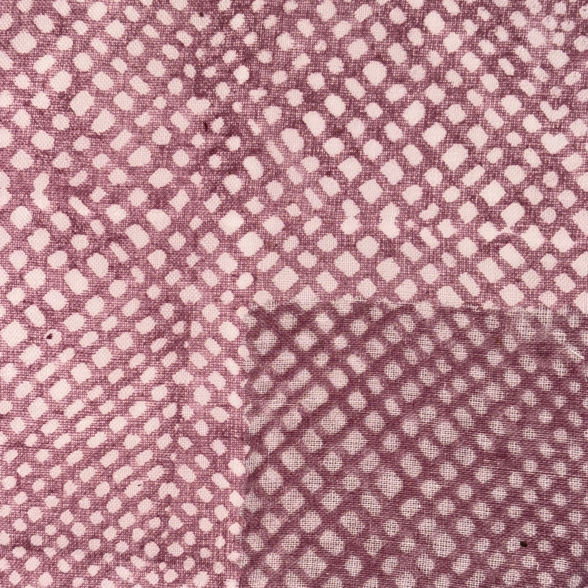 Abeer Cotton 110" Block-Printed Checks Upholstery Fabric