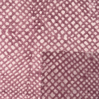 Abeer Cotton 110" Block-Printed Checks Upholstery Fabric