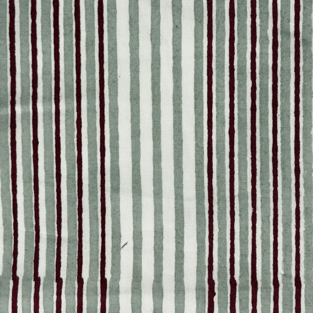 Elsie Cotton 110" Block-Printed Stripe Upholstery Fabric