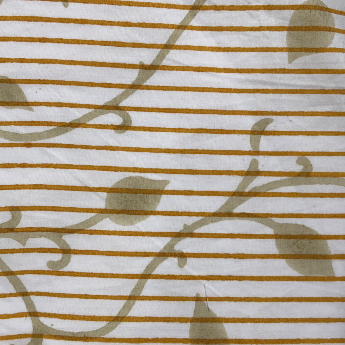 Clara Cotton 110" Block-Printed Abstract Stripe Upholstery Fabric