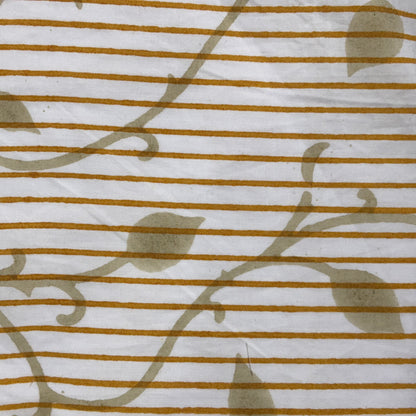 Clara Cotton 110" Block-Printed Abstract Stripe Upholstery Fabric