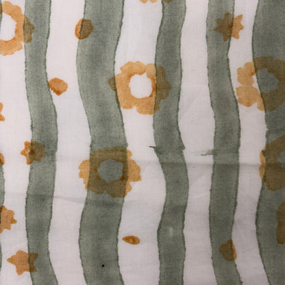 Ada Cotton 110" Block-Printed Stripe Upholstery Fabric