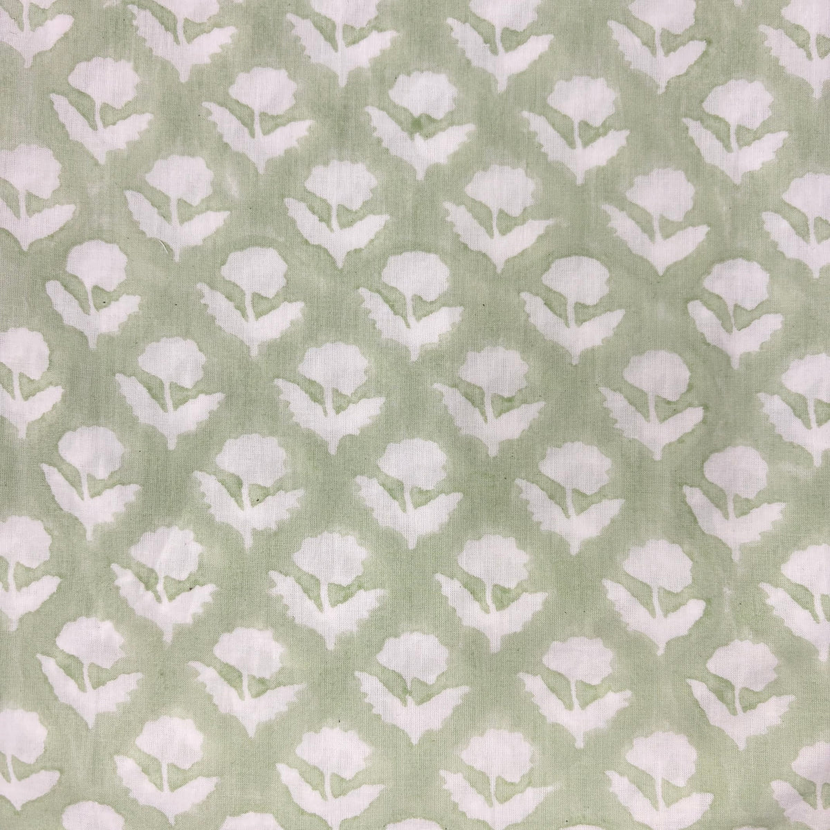 Nell Cotton 110" Block-Printed Buti Upholstery Fabric