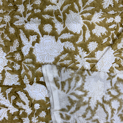 Ahana Cotton 110" Block-Printed Jaal Upholstery Fabric