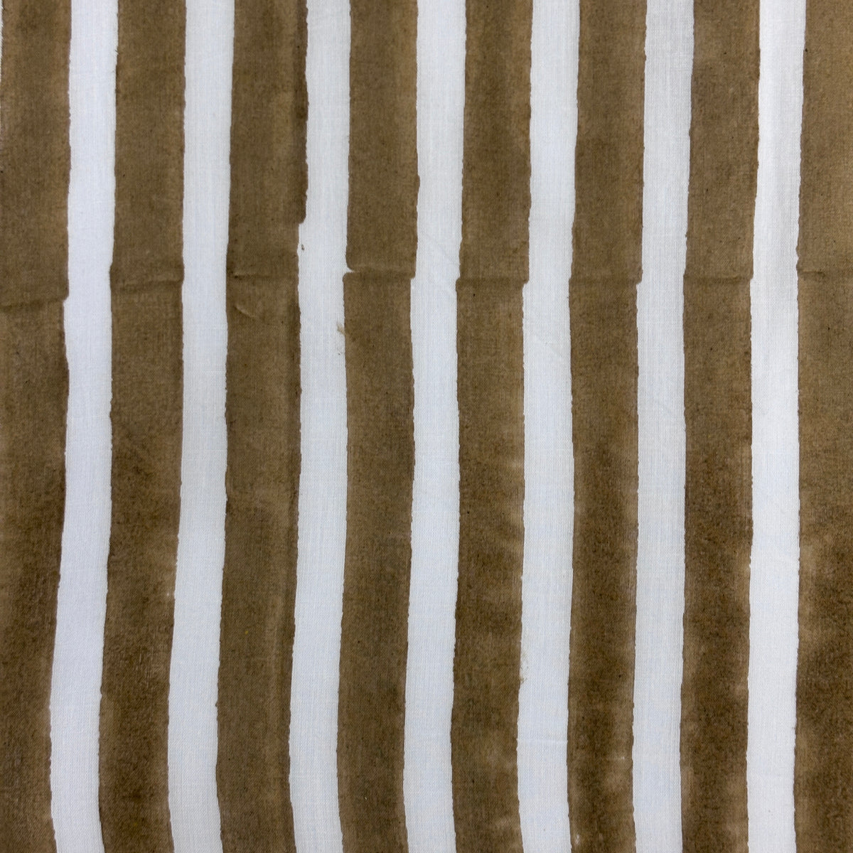 Anvita Cotton 110" Block-Printed Stripe Upholstery Fabric
