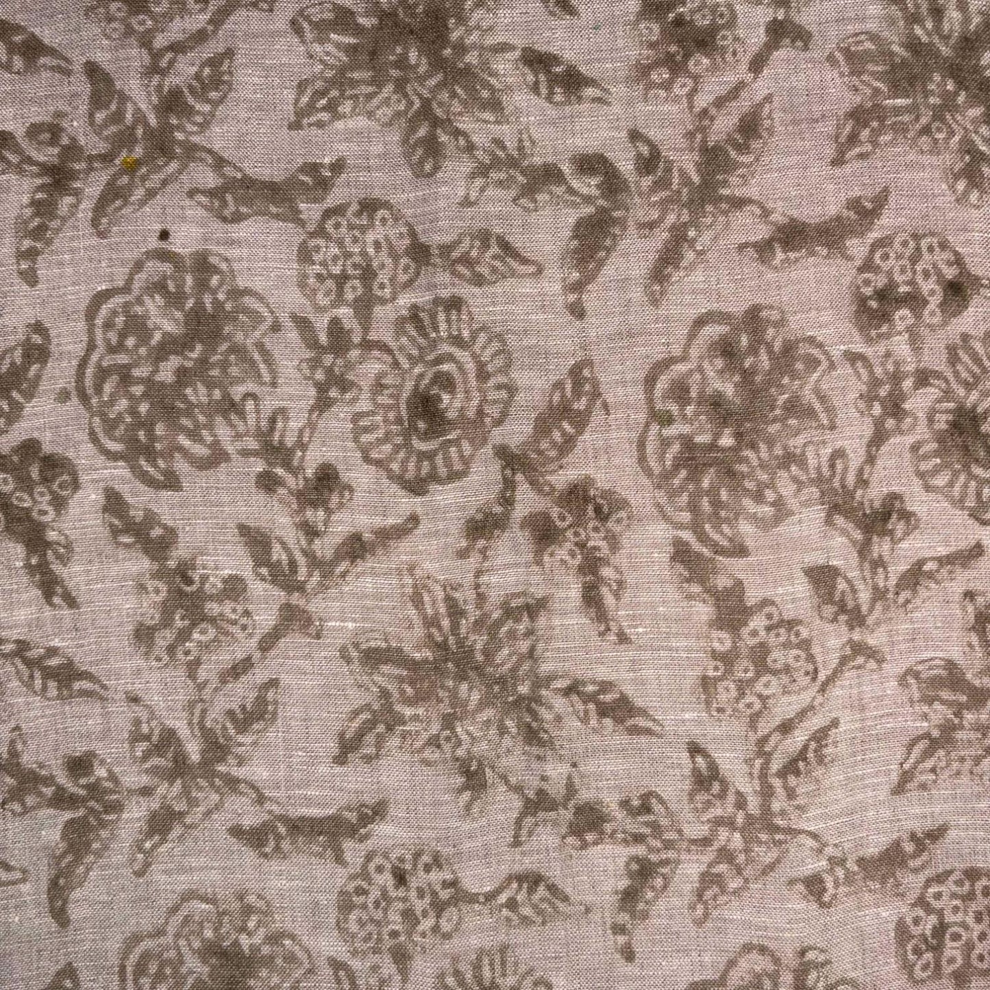 Kamli Block Printed Linen Fabric | Upholstery & Home Décor Fabric