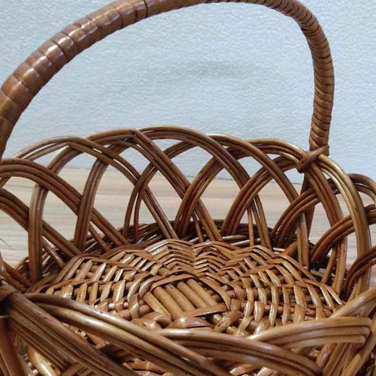 Sunpetal Round Woven Basket