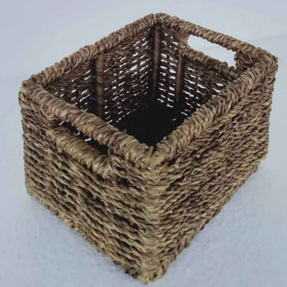 Nayra Compact Hyacinth Rope Tray - Cane Frame Edition