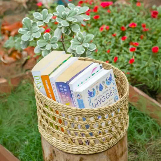 Ishmitaa Round Woven Basket