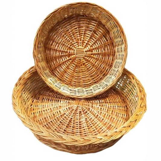 Solace Premium Round Willow Basket - Small & Large