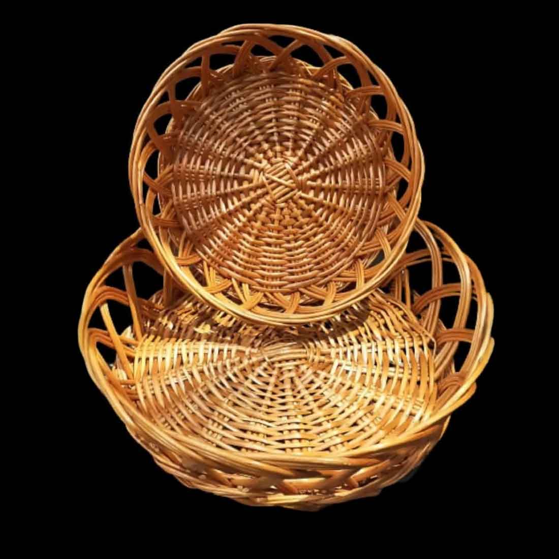 CrownWeave Willow Basket - Round