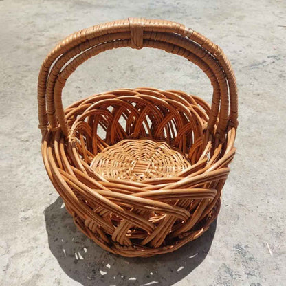Regal Willow Crown Basket Set - With Handles (Set of 3)