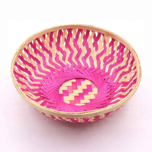 Neelaa Round Bamboo Basket