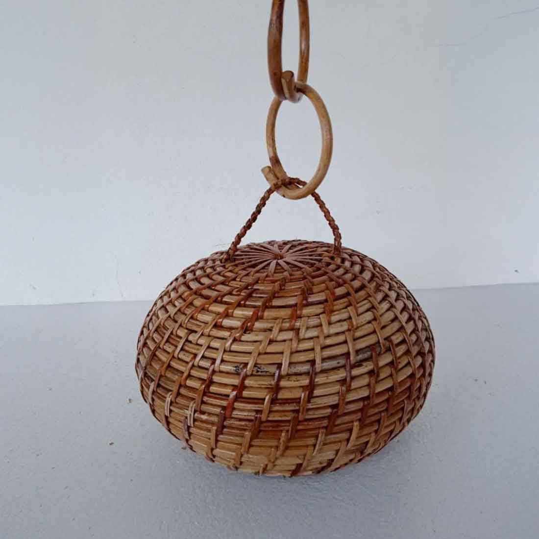 Woven Round Lampshade