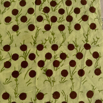 Nayara Cotton 110" Block-Printed Abstract Upholstery Fabric
