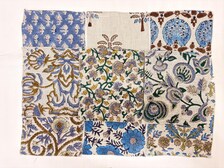 Bhoomi Swatch Set / Natural Earth Shade Block Printed Linen Sample Set