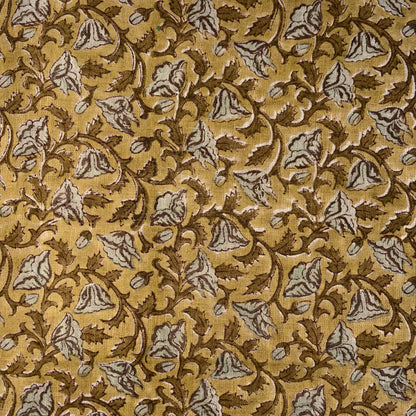 Suryoday Linen 58" Block-Printed Jaal Upholstery Fabric