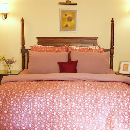 Orvaya Hand Block Printed Duvet Cover Set