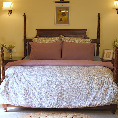 Nisara Hand Block Printed Duvet Cover Set