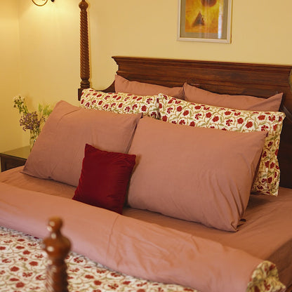 Zanira Hand Block Printed Duvet Cover Set