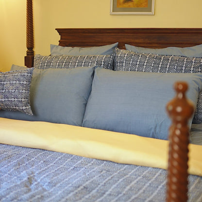 Elvaya Hand Block Printed Duvet Cover Set